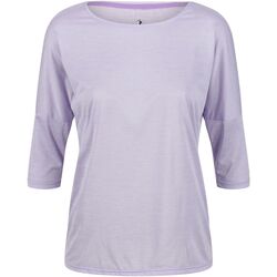 Vêtements Femme Afslappet sweatshirt med refleksive vibes-print Regatta  Violet