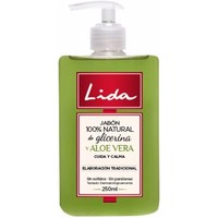 Beauté Produits bains Lida Jabón 100% Natural Manos Glicerina Y Aloe Vera 