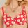Vêtements Femme Maillots de bain 2 pièces Brigitte Bardot Haut de maillot à armatures rouge Grenadine Marron