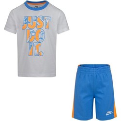 Vêtements Garçon T-shirts manches courtes Nike CONJUNTO CORTO NIO  86H771 Blanc