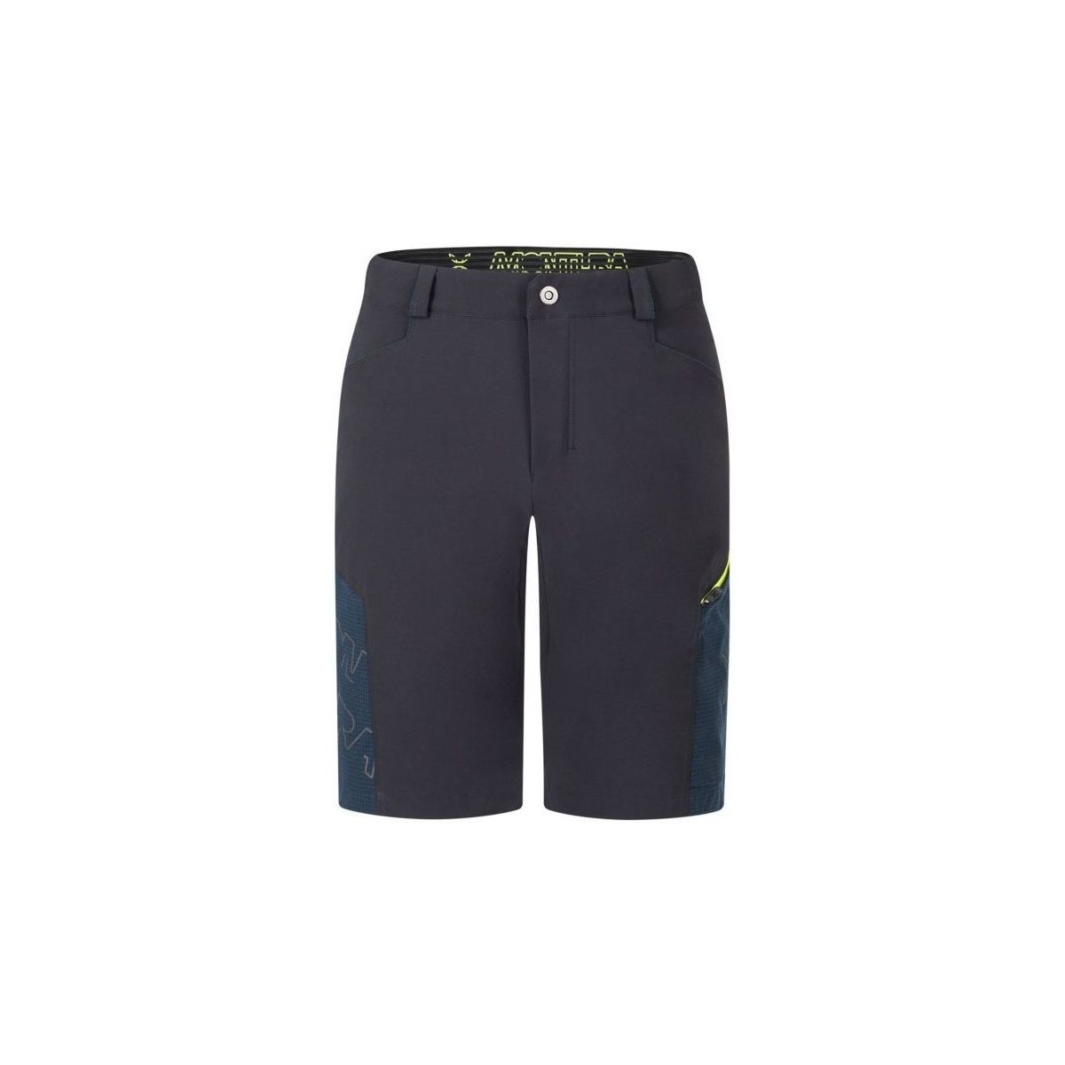 Vêtements Homme Shorts / Bermudas Montura Shorts Land Homme Ardesia/Giallo Fluo Gris