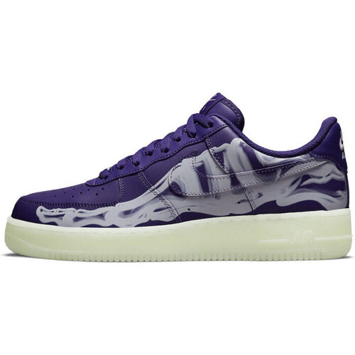 Chaussures Homme Baskets basses Nike Store AIR FORCE 1 07 QS Violet