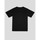 Vêtements Homme T-shirts manches courtes Linen Tie Waist Puff Sleeve Shirt Dress  Noir