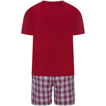 Guasch Pyjama court coton Rouge