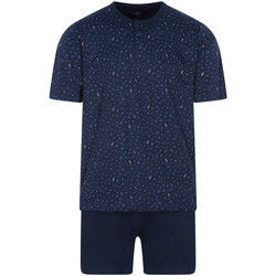 Vêtements Homme Pyjamas / Chemises de nuit Guasch Pyjama court coton Bleu