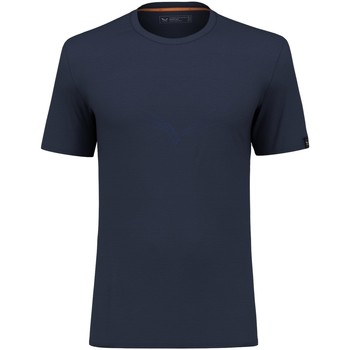 Vêtements Homme T-shirts manches courtes Salewa Puez Eagle Sketch Merino Men's T-Shirt 28340-3960 Bleu