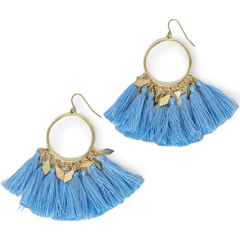 Montres & Bijoux Femme Boucles d'oreilles Pieces 17123225 Bleu