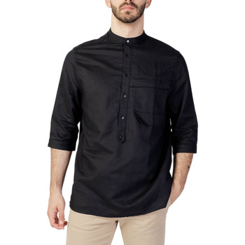 Vêtements Homme Chemises manches longues Antony Morato MMSL00665-FA400074 Noir