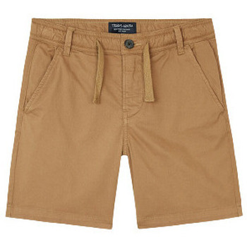 Vêtements Garçon Pantalons Teddy Smith SHORT CHINO - BOIS BRUN - 12 ans Multicolore