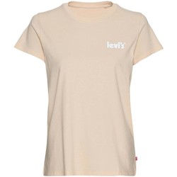 Vêtements Femme T-shirts manches courtes Levi's  Beige