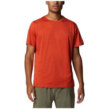 Vêtements Homme T-shirts manches courtes Columbia Malles / coffres de rangements Rouge