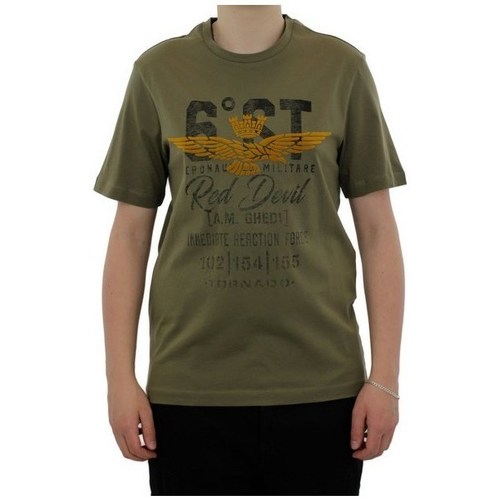 Vêtements Homme adidas adidas Sportswear Logo T Shirt Mens Aeronautica Militare TS1906J49207237 Olive
