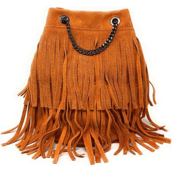 Schwarz Femme TWINSET Kids logo-print shoulder bag Oh My Bag TADI Orange