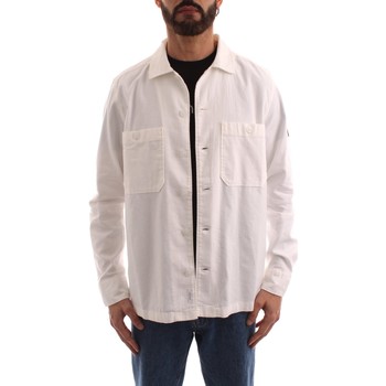 Vêtements Homme Chemises manches longues Calvin Klein Jeans K10K109442 Blanc