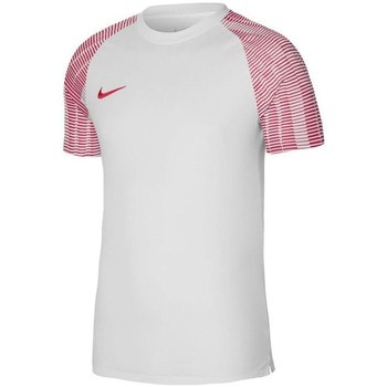Vêtements Homme T-shirts Grey manches courtes Nike Drifit Academy Blanc, Rouge