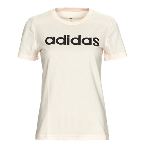 Vêtements Femme T-shirts manches courtes Adidas Sportswear W LIN T nuance decru