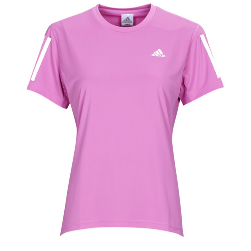 Vêtements Femme T-shirts manches area adidas Performance OWN THE RUN TEE lilas impulsion