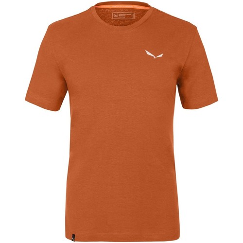 Vêtements Homme Paule Ka Brush Stroke Hammer-print satin long-sleeve shirt Salewa Pure Dolomites Hemp Men's T-Shirt 28329-4170 Orange