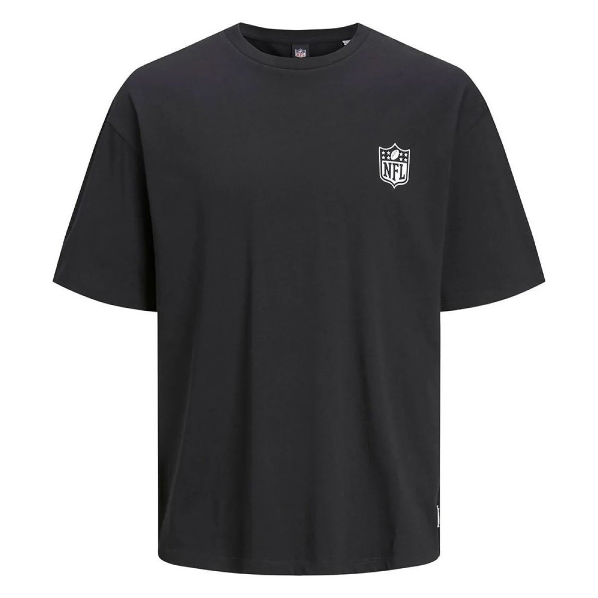 Vêtements Garçon T-shirts & Polos Jack & Jones 12207009 LOGOS TEE-BLACK Noir