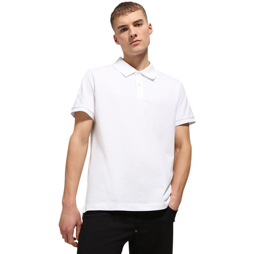 Vêtements Homme Utilisez au minimum 1 lettre majuscule Bikkembergs Polos  Blanc Blanc
