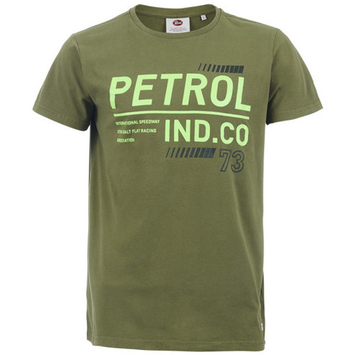 Vêtements Homme Kids clothing Phone Accessories Petrol Industries TEE-SHIRT SS ROUND NECK - DUSTY ARMY - 2XL Multicolore
