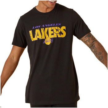 Vêtements Homme Housses de couettes New-Era LA Lakers NBA Wordmark Noir