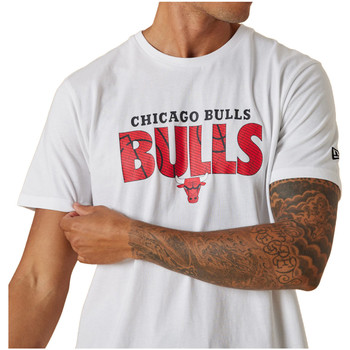 New-Era Chicago Bulls NBA Wordmark Blanc