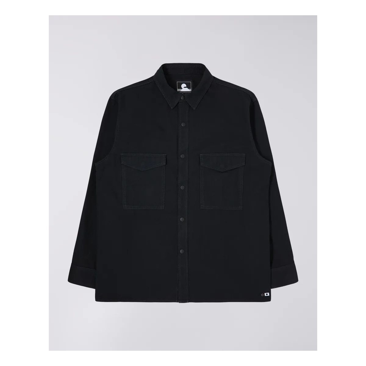 Vêtements Homme Chemises manches longues Edwin I030301 BIG SHIRT-89 BLACK Noir