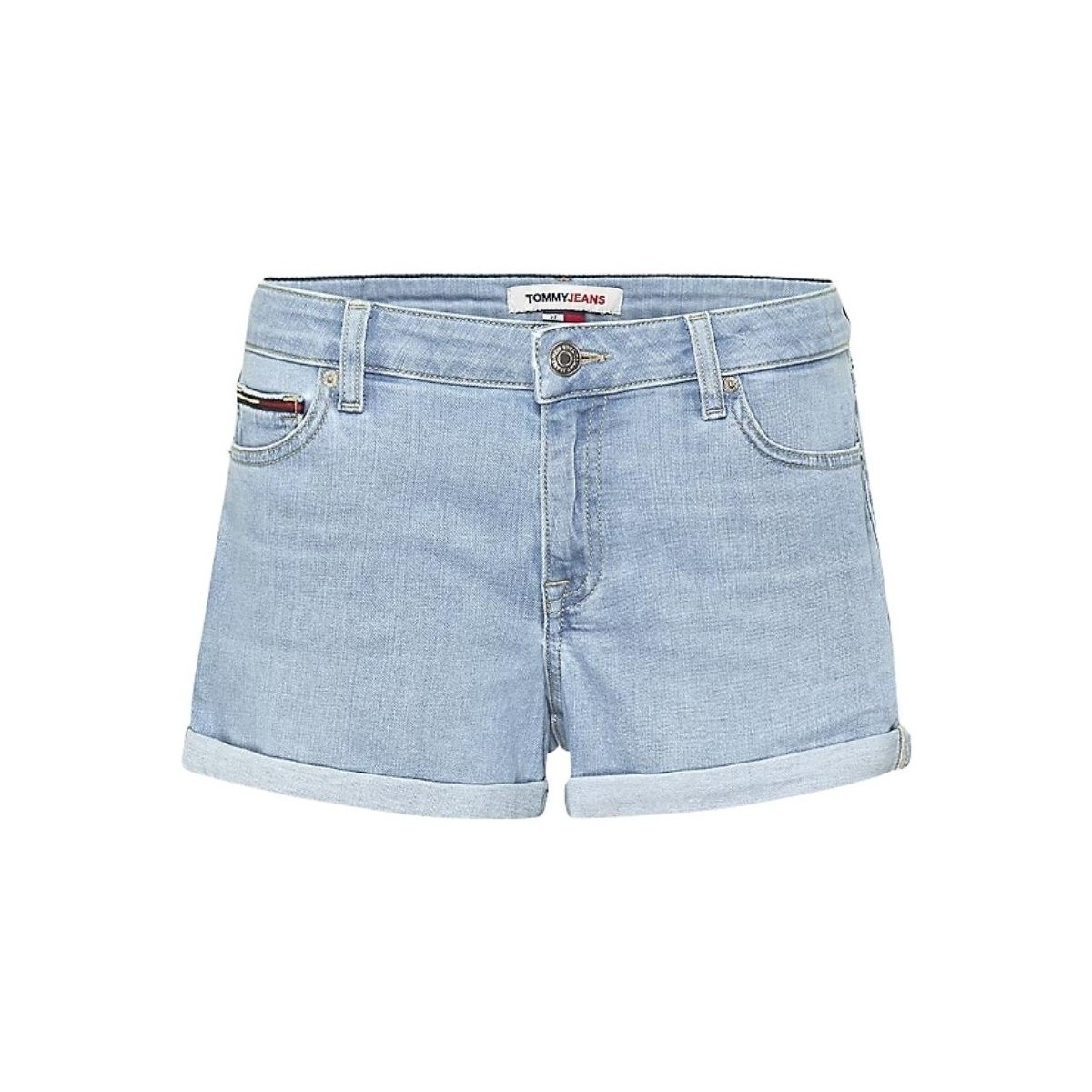 Vêtements Femme Shorts / Bermudas Tommy Jeans Short en jeans  femme Ref 56876 1ab Denim Light Bleu