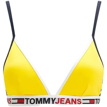 Vêtements Femme Maillots de bain séparables Tommy Jeans Haut de Bikini  Ref 56890 zik Jaune Jaune
