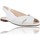 Chaussures Femme Sandales et Nu-pieds Patricia Miller Sandalias Planas de Piel para Mujer de  5542 Blanc