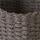 Maison & Déco Paniers / boites et corbeilles Unimasa Panière Grise en fibre de papier tressée 18 cm Gris