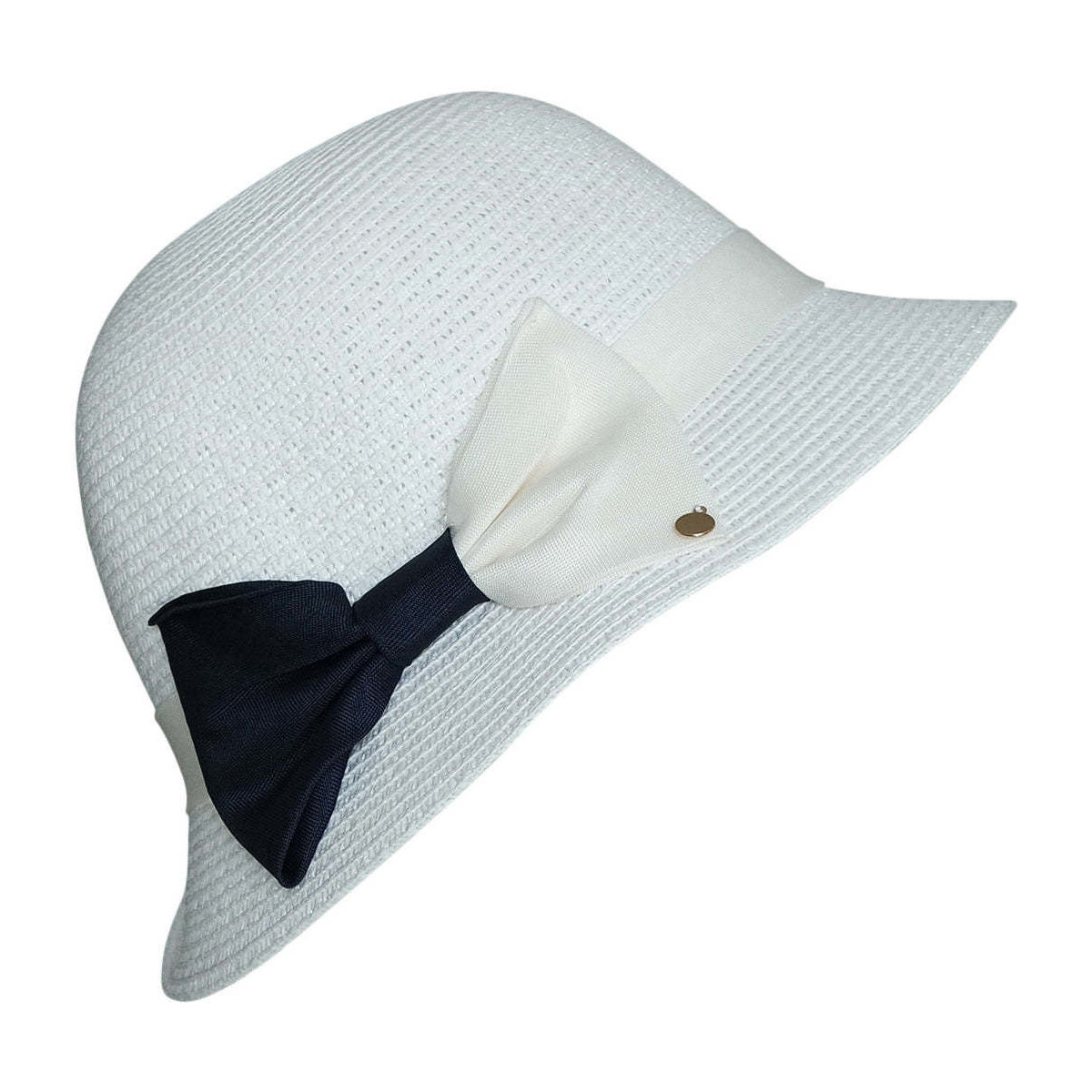 Accessoires textile Femme Chapeaux Chapeau-Tendance Chapeau asymétrique GRAZIELLA Blanc