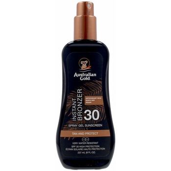 Beauté Protections solaires Australian Gold Sunscreen Spf30 Spray Gel With Instant Bronzer 