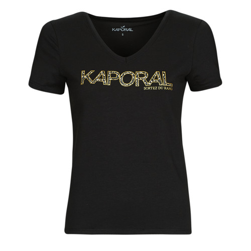 Vêtements Femme T-shirts manches courtes Kaporal FRANK Noir