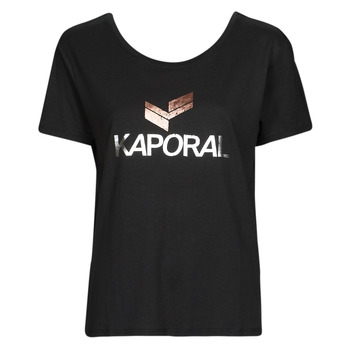 Vêtements Femme T-shirts manches courtes Kaporal FABY Noir