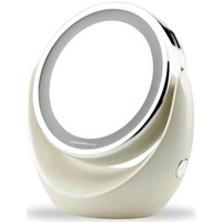 Beauté Femme Kits manucure Gloss ! Miroir grossissant x1 ou x5 à LED avec lumière naturelle Blanc