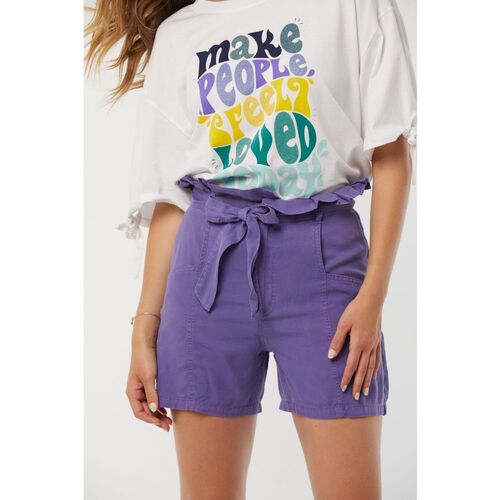 Vêtements Femme Shorts / Bermudas Lee Cooper Short NARIS Ultra violet Violet