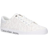 Chaussures Femme Baskets mode Calvin Klein Jeans YW0YW006570K6 LOW PROFILE Blanc
