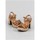 Chaussures Femme Sandales et Nu-pieds Keslem Sandalias  en color cuero para señora Beige