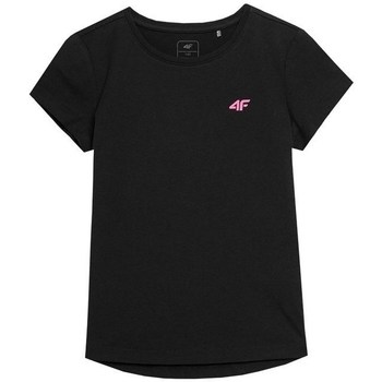 Vêtements Fille T-shirts manches courtes 4F JTSD001 Noir