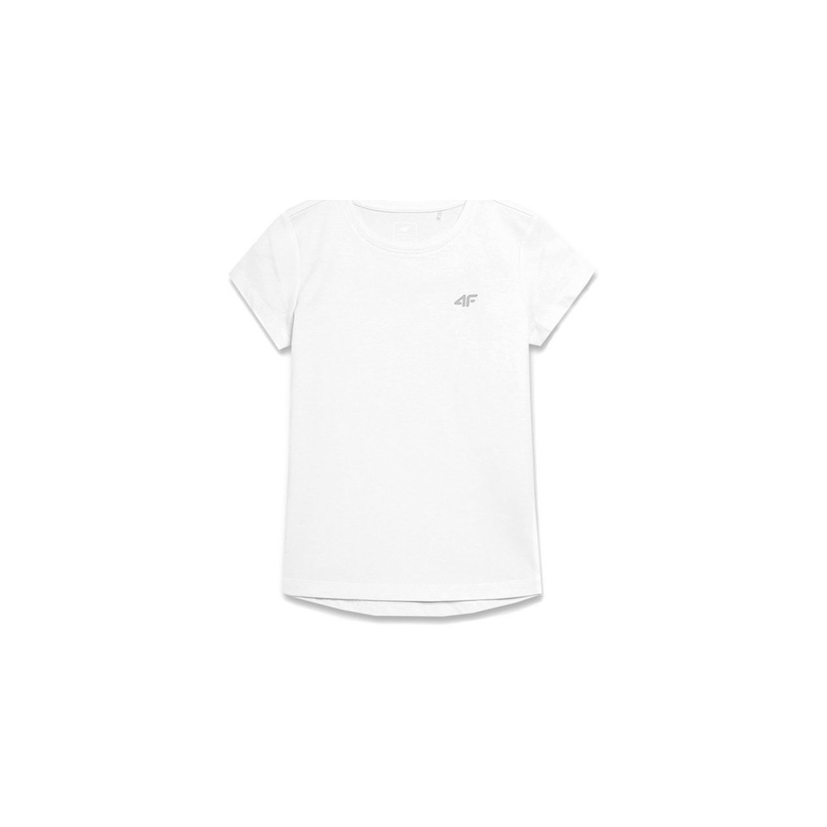 Vêtements Fille T-shirts manches courtes 4F JTSD001 Blanc