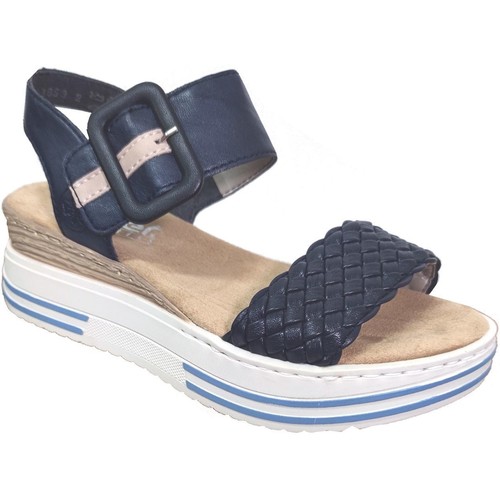 Chaussures Femme Sandales et Nu-pieds Rieker V1678 Bleu