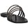 Chaussures Femme Tongs S.piero E14-001 flops Femme Noir Noir