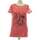 Vêtements Femme T-shirts & Polos Sepia top manches courtes  36 - T1 - S Rose Rose