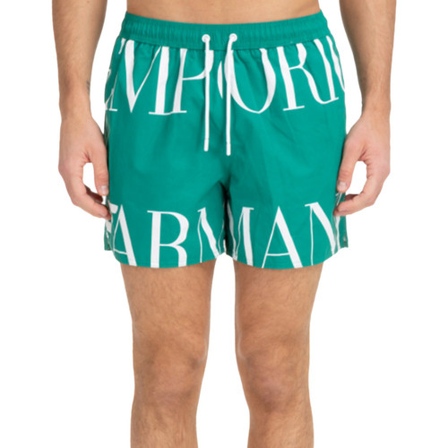 Vêtements Homme Maillots / Shorts de kologisk Emporio Armani Logo original Vert