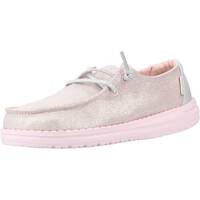 Chaussures Fille Baskets basses HEYDUDE WENDY YOUTH Rose