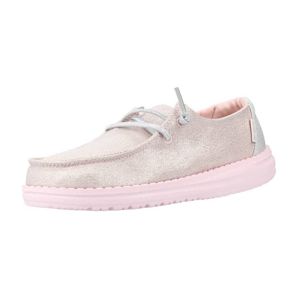 Chaussures Fille Baskets basses HEY DUDE WENDY YOUTH Rose