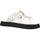Chaussures Femme Sandales et Nu-pieds Café Noir C1FF1220 Blanc