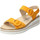 Chaussures Femme Sandales et Nu-pieds Mephisto Sandales en cuir CLARA Orange